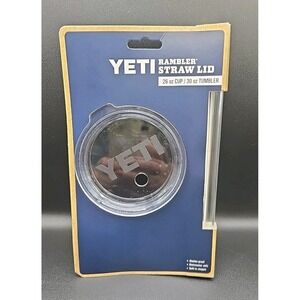 Yeti Rambler Straw Lid 26oz/30oz‎ - New W/ Straw
